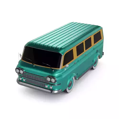 Minivan Car 3D model