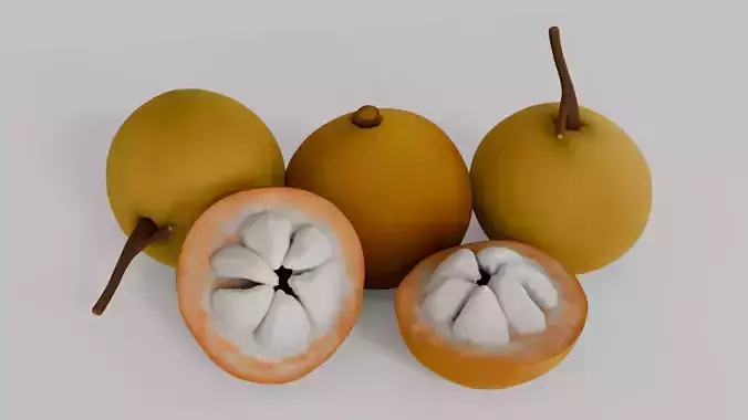Kecapi Fruits 3D model
