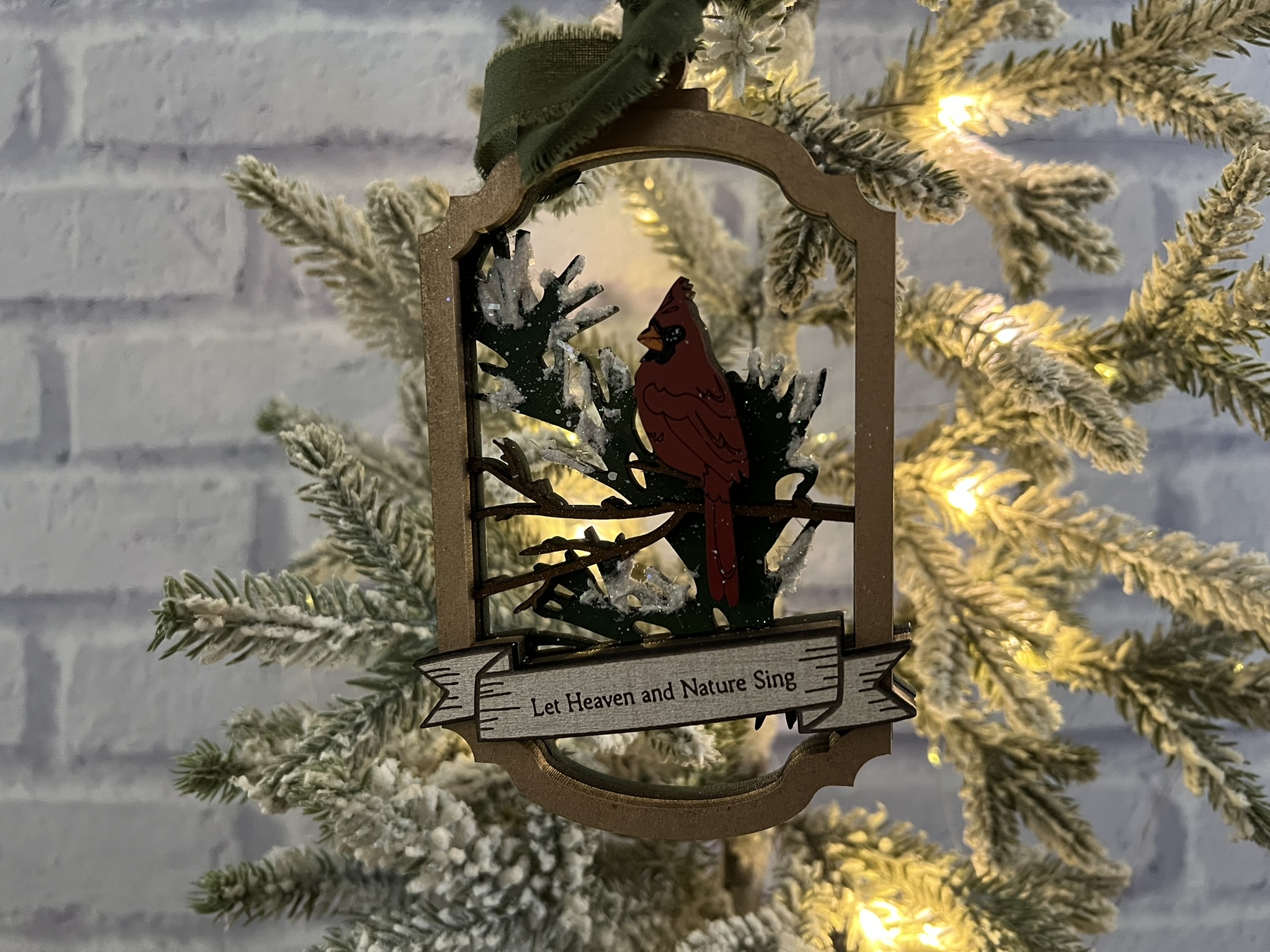 Bundle Cardinal Ornaments - Laser Cut File 2