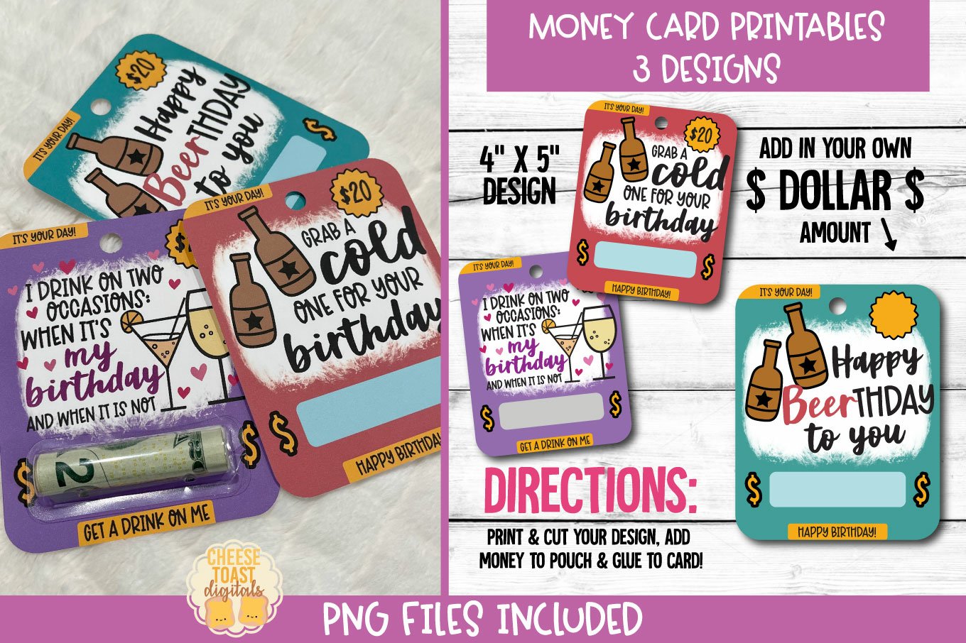 Money Card Mega Bundle Vol 2 | Money Holder PNG Designs 2