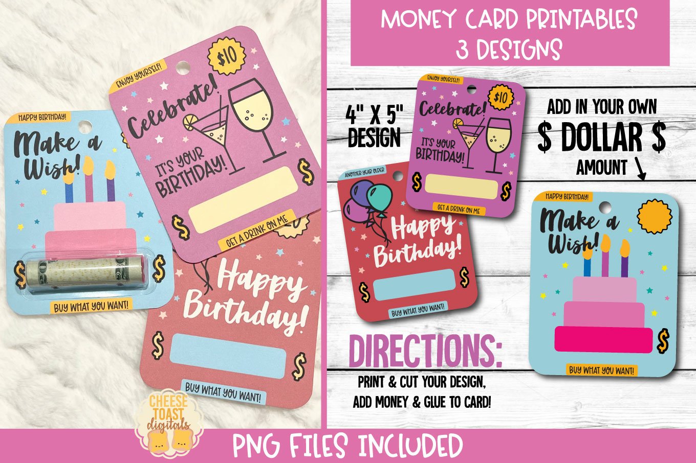 Money Card Mega Bundle Vol 2 | Money Holder PNG Designs 3