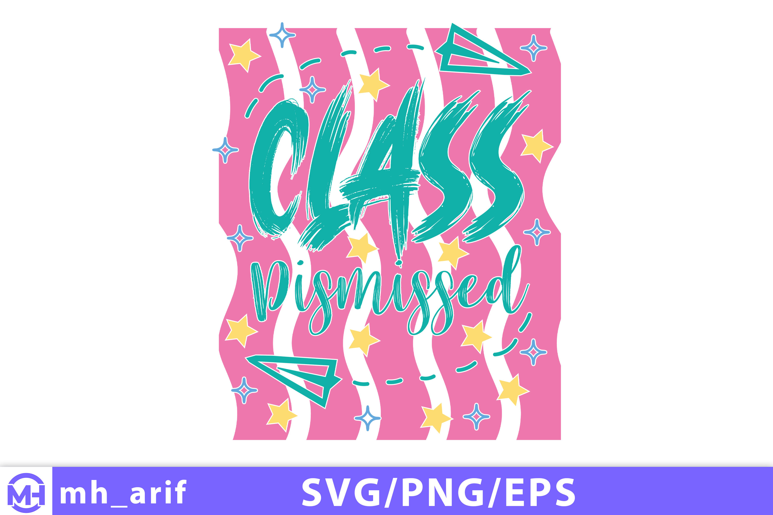 Summer Teacher School Holiday SVG PNG Bundle 3