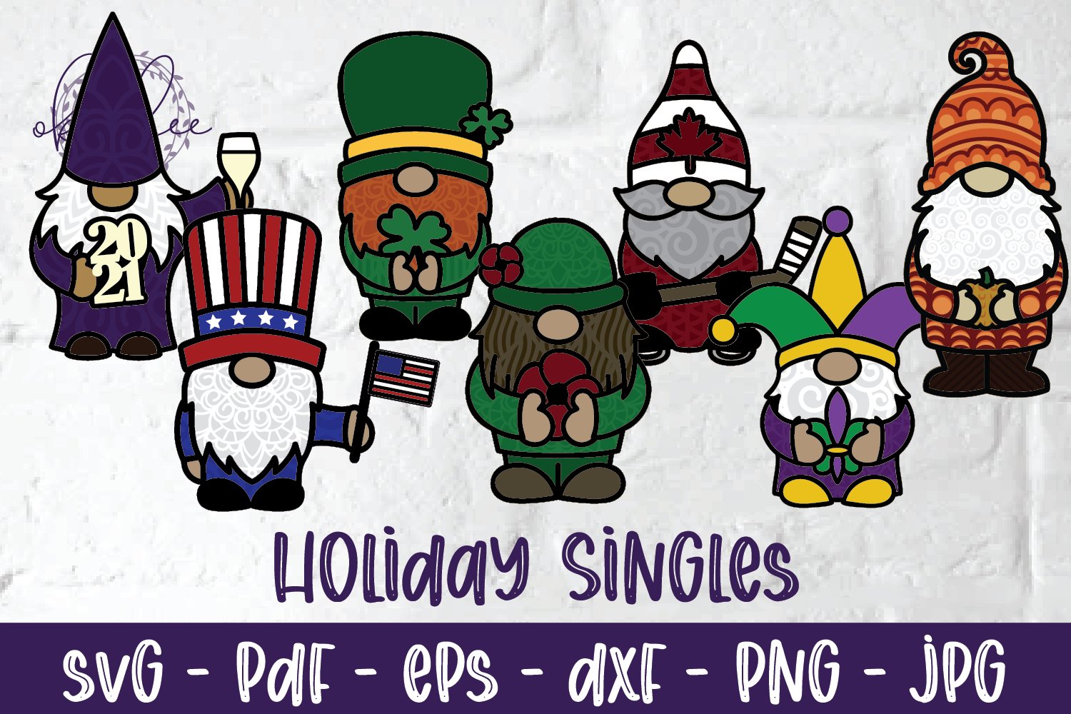 Mega 3D Gnome Bundle, Papercut Gnome SVG, Layered Gnome DXF 2