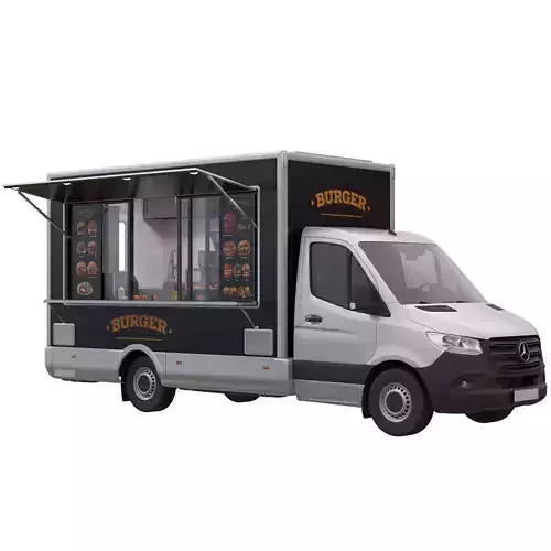 Sprinter Food Truck 3D model