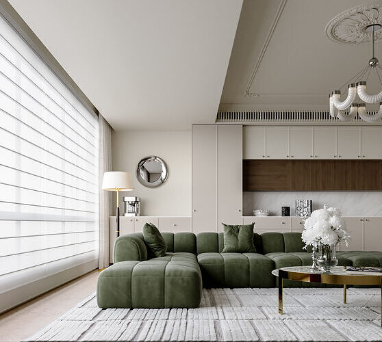 Apartment interior scenes     3D model 2