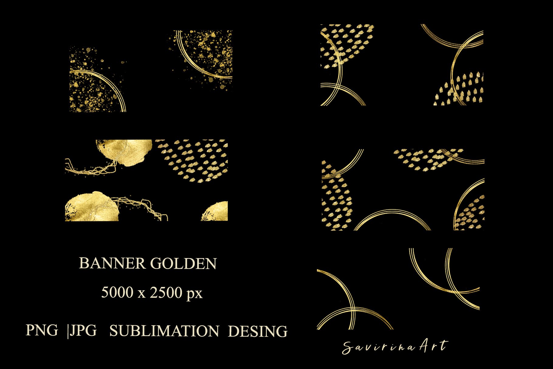 Gold Frame Geometric Gold Sublimation PNG Elegant wedding . 2