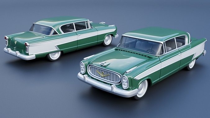 Nash Ambassador 1957 3D print model 2