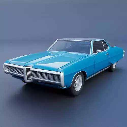 Pontiac Grand Prix 1968 3D print model