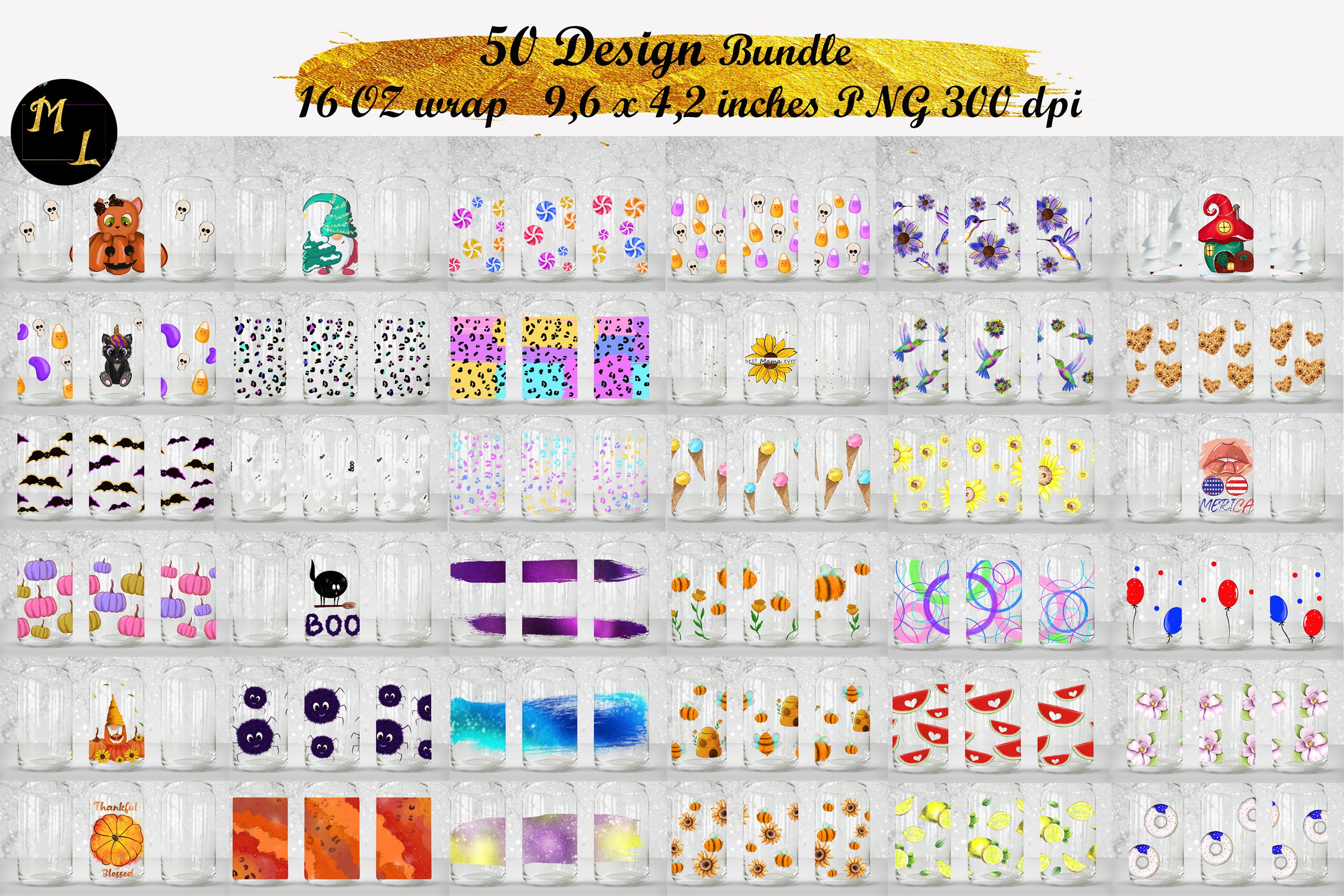 Can Glass Bundle ,Beer Can Glass Sublimation, 16 oz png
