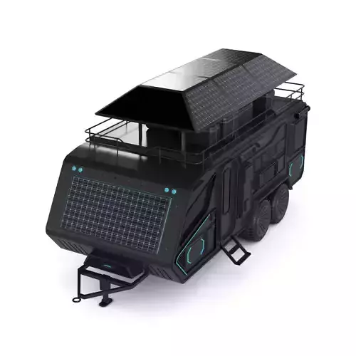 Off road Camping Trailer 3D model