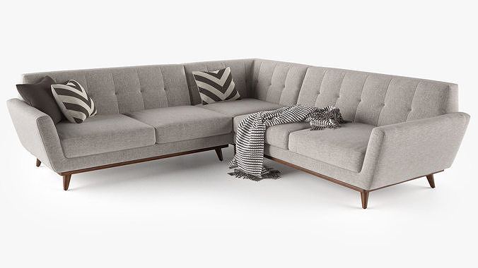 Joybird Hughes Sofa Collection 3D model 3