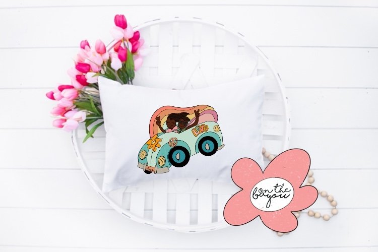 Hippie car sublimation bundle 2