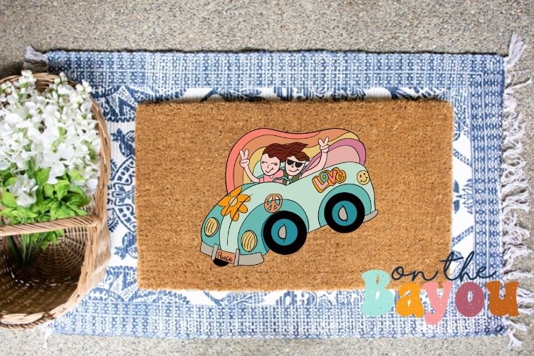 Hippie car sublimation bundle 3