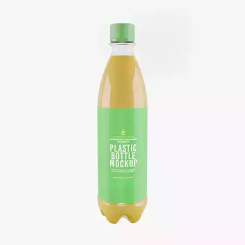 PET Plastic Bottle 3D model