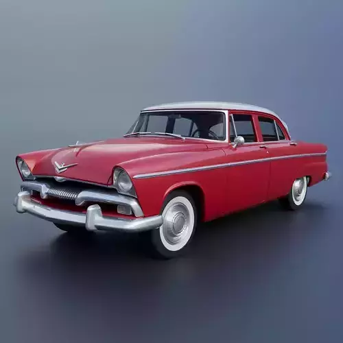 Plymouth Belvedere 4 Door 1955  3D print model