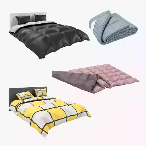 Duvets Set 3D model