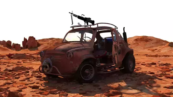 Fiat 600 Apocalypse 3D model