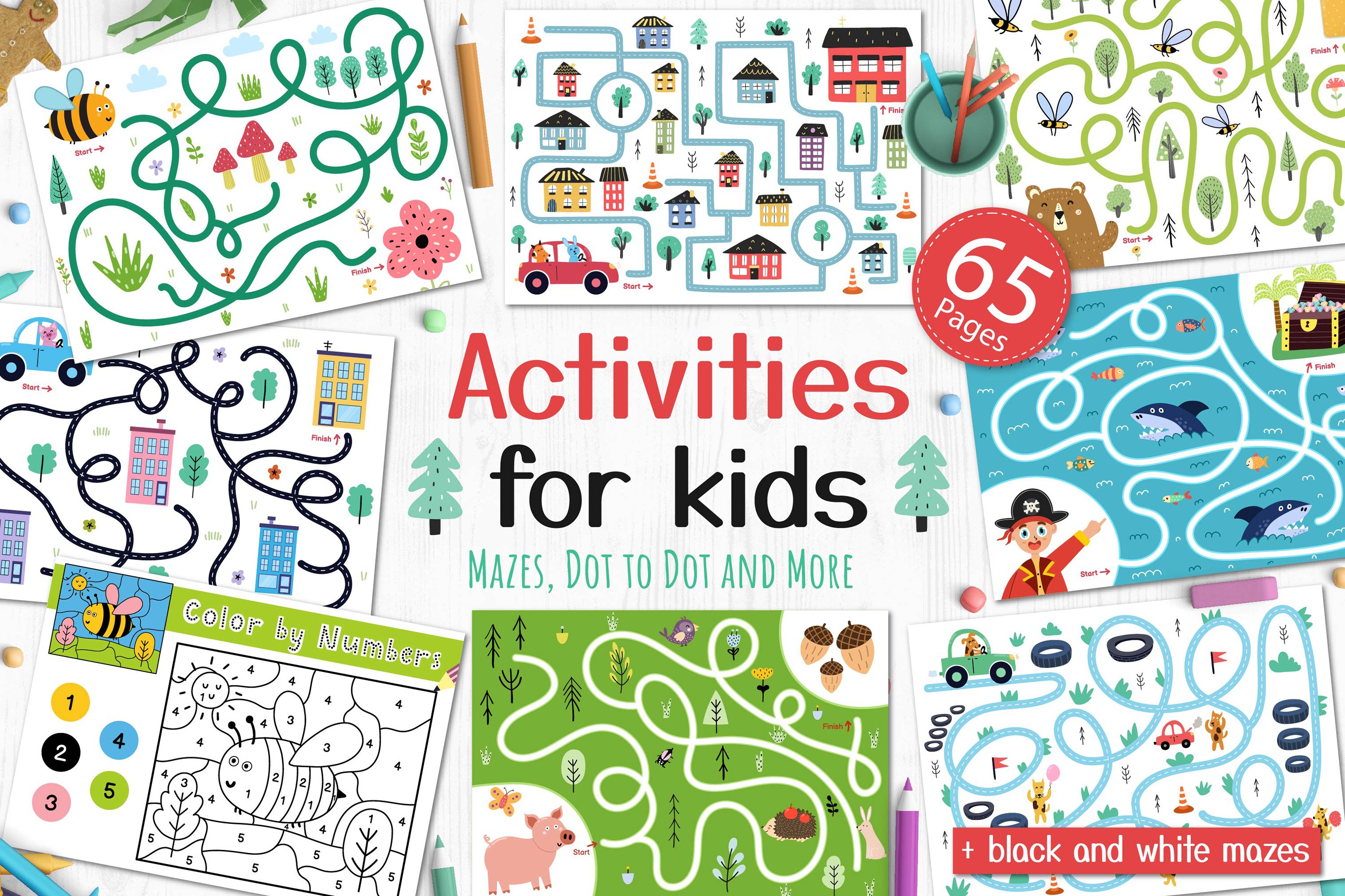 Activity Pages Bundle 622 in 1 2