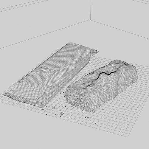 Snickers Bar 3D model 3