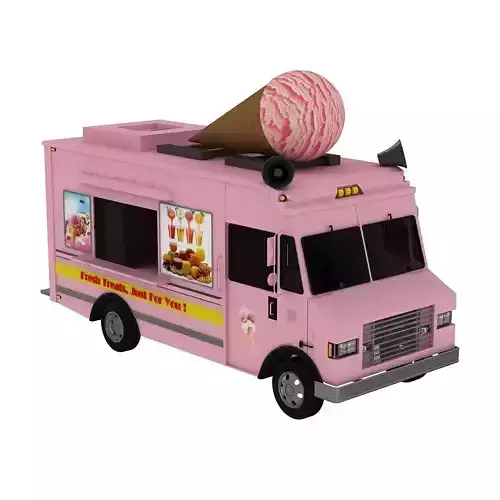 Ice Cream Truck 3 3D model
