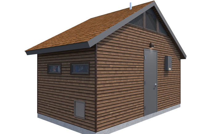 Public Building-003 Restroom 3D model 2