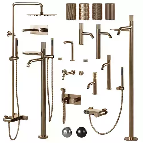 Faucet set Stick by Boheme 3D model