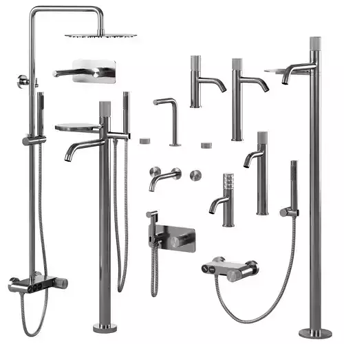 Faucet set Stick by Boheme 3D model 2