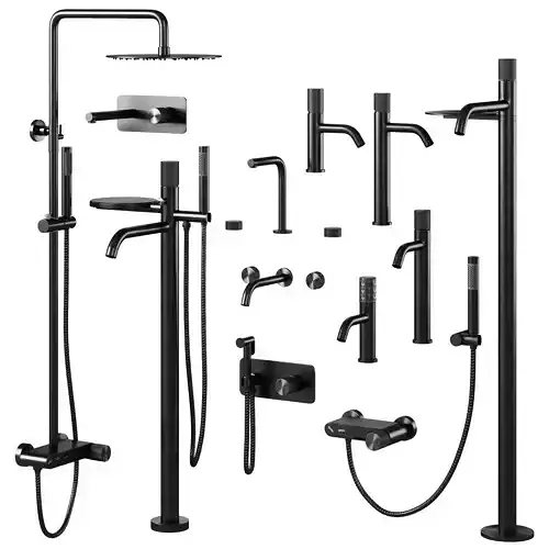 Faucet set Stick by Boheme 3D model 3