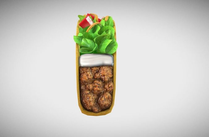 Taco Model 3D model 3