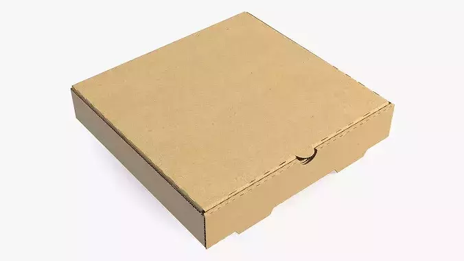Pizza Box Large 3D model