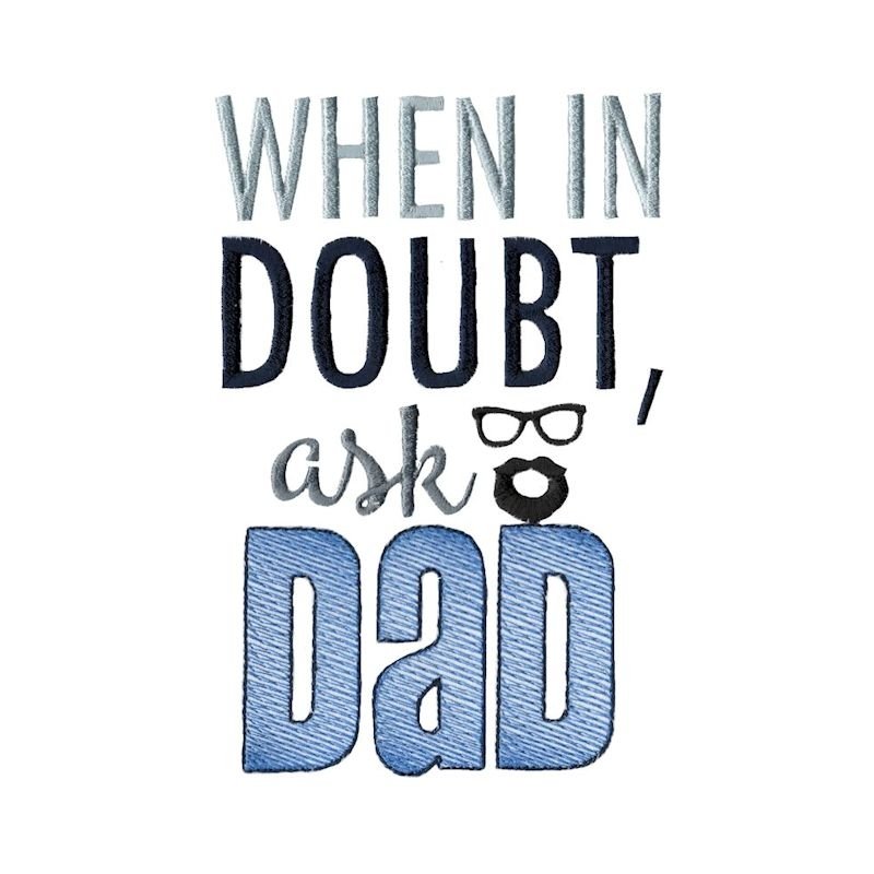 Fathers Sayings - 18 Machine Embroidery Designs 3