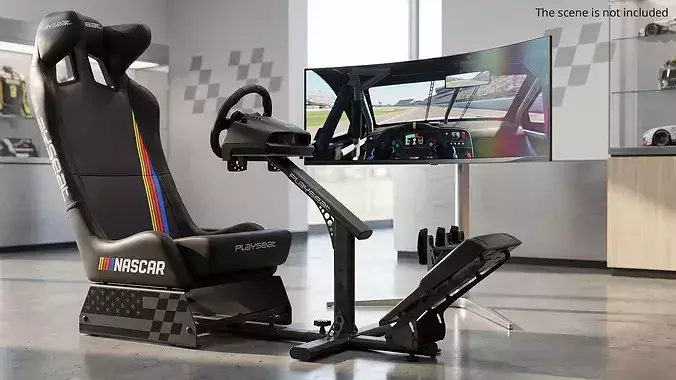 Playseat Evolution PRO NASCAR Racing Simulator 3D model