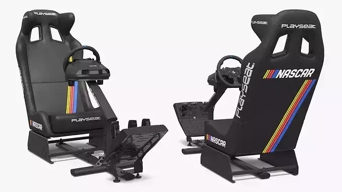 Playseat Evolution PRO NASCAR Racing Simulator 3D model 3