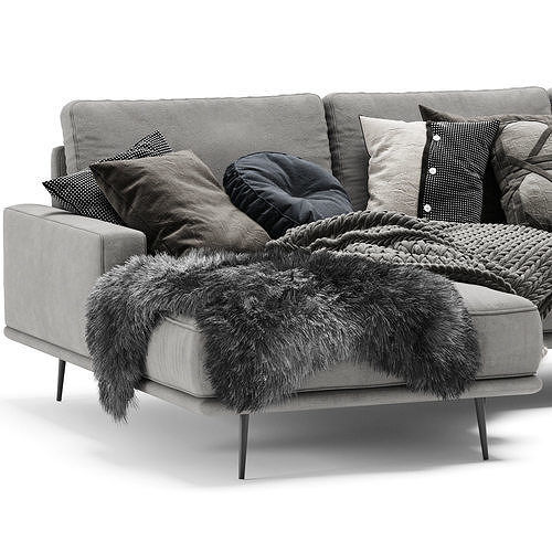 Sofa Collection 01 - 5 Items 3D Model Pack 2