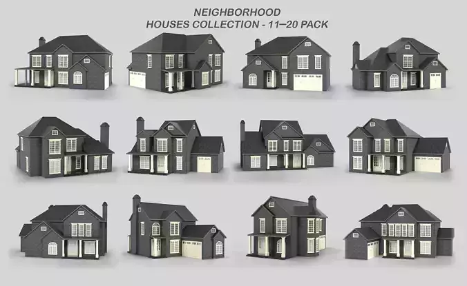 British House Design Collection 11-20 Pack T1