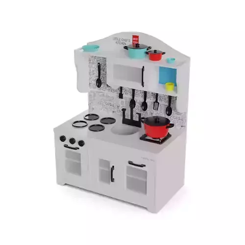 Cars and action games Play Kitchen Set 3D model