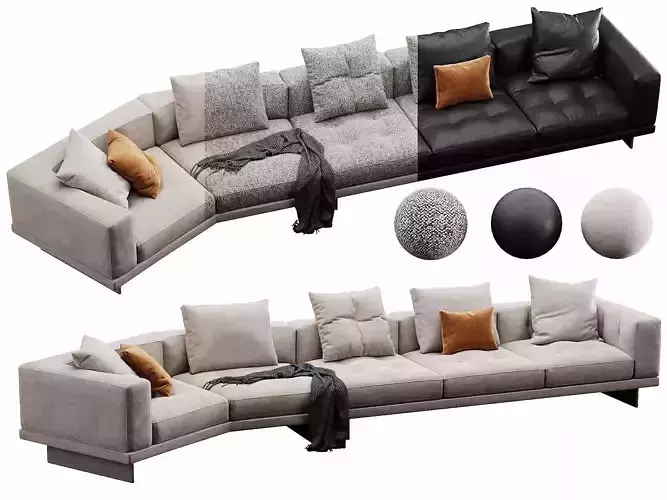 Dylan Sofa Set 01 3D model