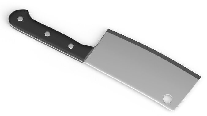 kitchen knifes 3D model 3