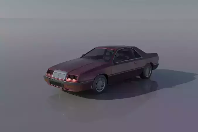 Chrysler LeBaron Coupe 1989 3D print model