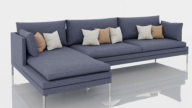 Corner Sofa 3D model 3