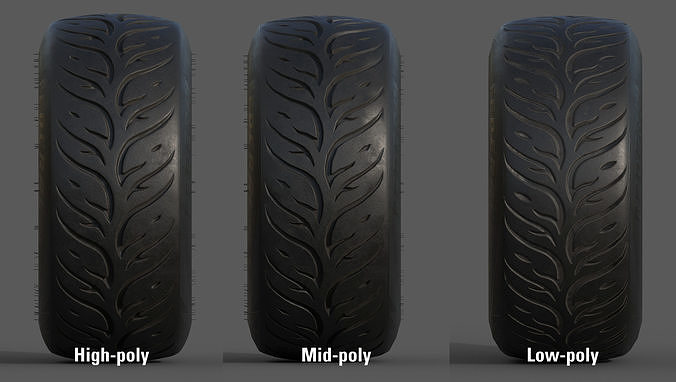 Federal 595 RS 205 50 for 15x9 Low-poly 3D model 2