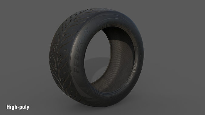 Federal 595 RS 205 50 for 15x9 Low-poly 3D model 3