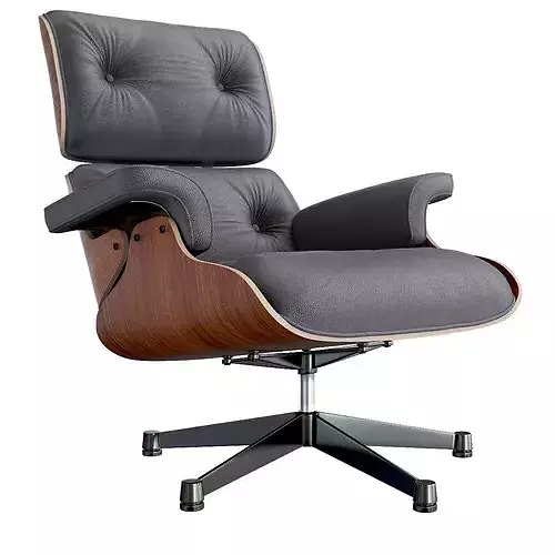 Vitra Lounge Chair 3d model Low-poly 3D model