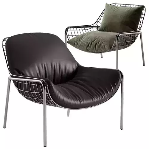 Natuzzi Lave chair 3D model