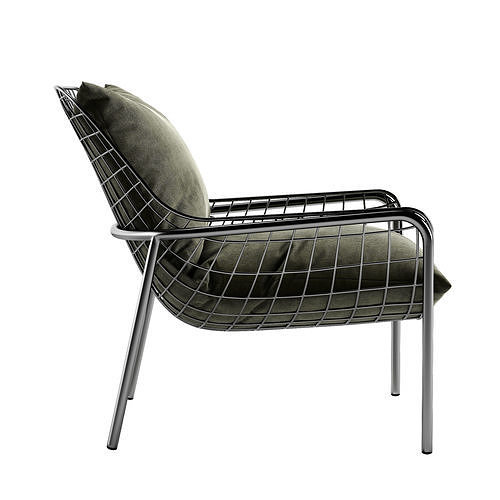 Natuzzi Lave chair 3D model 2