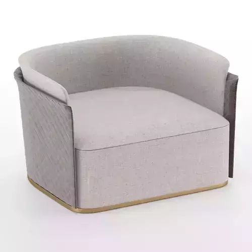 Italian Nubuck Armchair  3D model